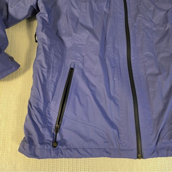 LL Bean Jacket Women's Medium Reg Black PrimaLoft Hooded Jacket Purple 2 in 1 - Picture 6 of 12